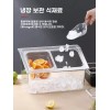 셀프바 업소용 토핑 재료 뚜껑 셀러드바 2개 탁상형 뷔페 바트