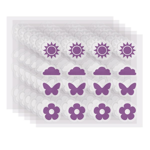 sodknow 80 Pack UV Detection Stickers for Sunscreen - Sunscreen