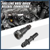 INFINAUTO Car Fuel Line Hose Quick Release Connector Kit Straight