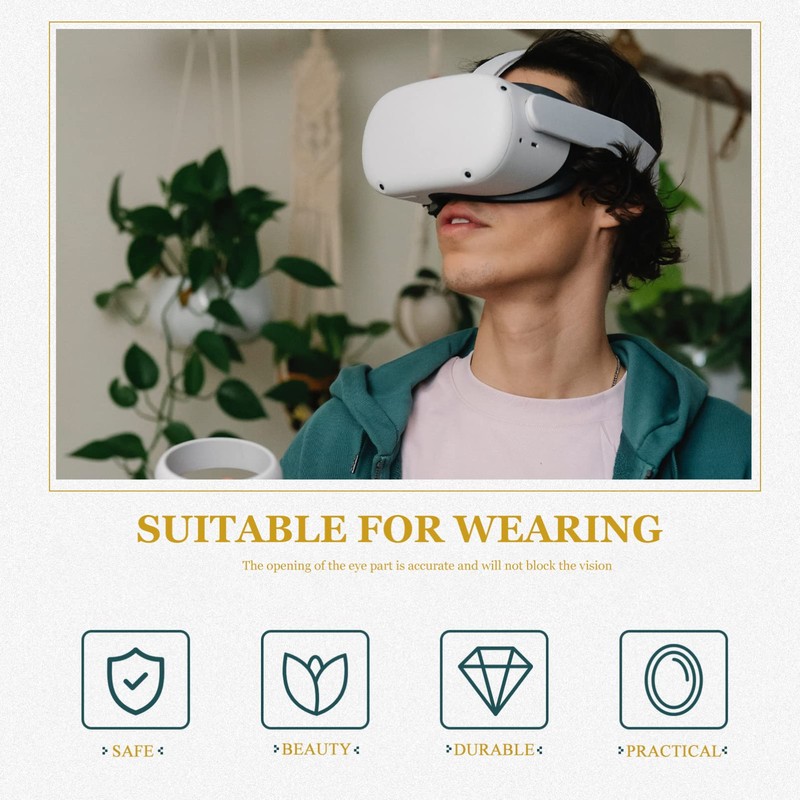 Gatuida Vr Eye Mask Cover Sweat Band Washable Elastic Eye