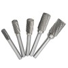 Double Cut Carbide Burrs Rotary Files Set 6mm Shank for