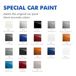 XTryfun QAK Glacier White Touch Up Paint for Car Compatible with Nissan, DIY Car Paint Scratch Repair Kit, Automotive Paint, Quick & Easy Fix Scratch Repair for Rogue/Sentra/Altima/Frontier/Pathfinder