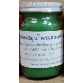 WAT PHO Thai Massage Balm Temple* Healing GREEN Herbal 100g XXL Jar *All Natural Product*