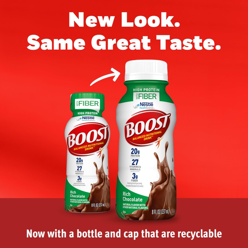 BOOST High Protein with Fiber Ready to Drink Complete Nutritional