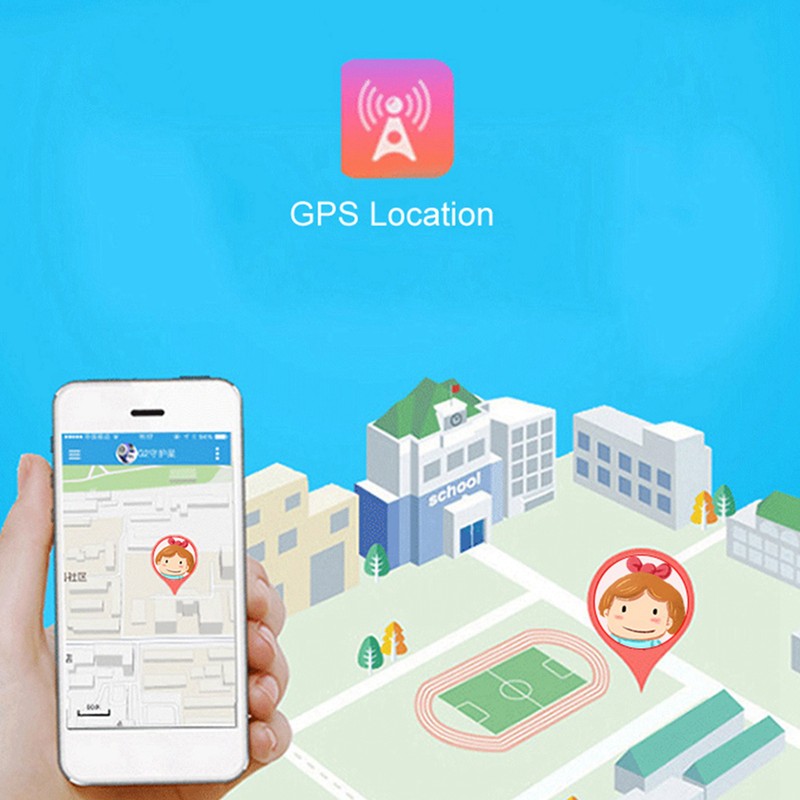 LBS GPS Location Kid Tracking Smartwatch Children Phone Watch Emergent