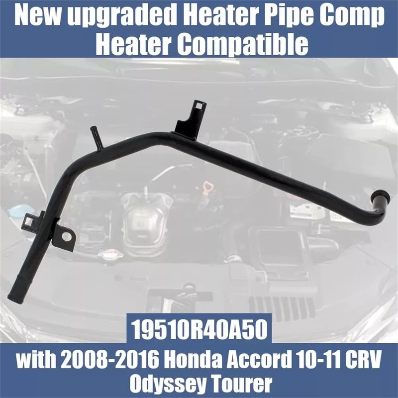 SecosAutoparts 19510R40A50 Heater Pipe Compatible with Honda Accord CRV 2010-2011