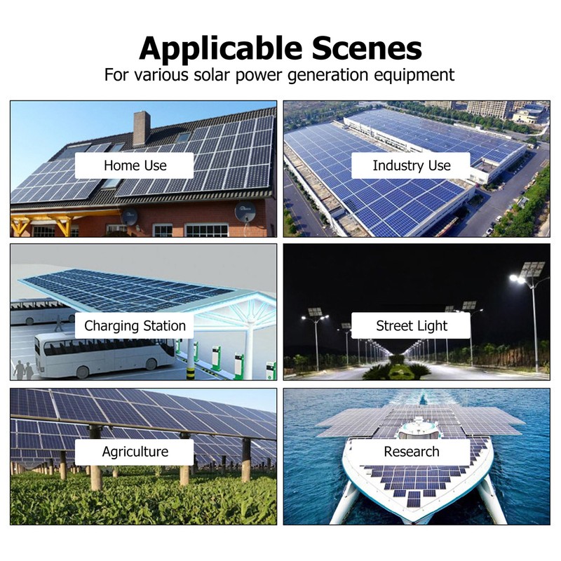 PWM Solar Charge Controller Parameter Automatic Adjustment Large LCD Display