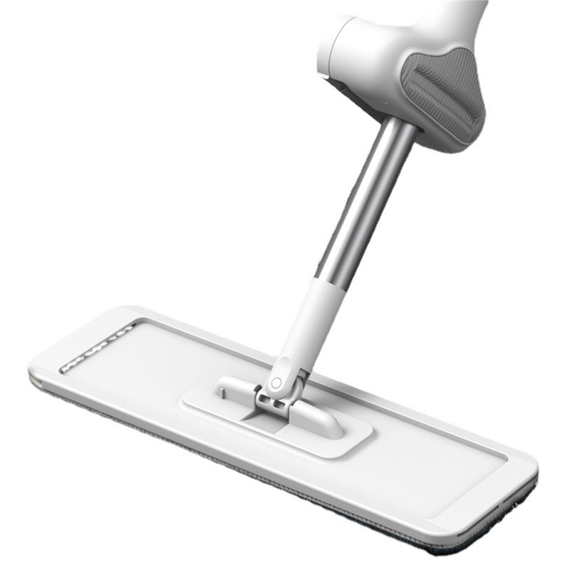 Microfiber Flat Mop Hand Wash Free Long Handle Large Flat