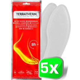 Insole Foot Warmers - 5 Pairs S, Feet Warmers, 100% natural warmth, Footwarmers as welll as Warm Insoles for 8 hours of warm feet, Heat Warmers for shoes