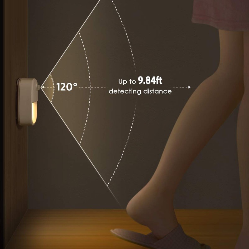 AMIR (Upgraded Version) Motion Sensor Light, Cordless Battery-Powered LED Night
