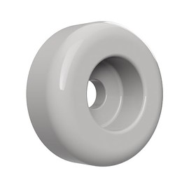 Polyurethane Keel Roller End Cap Similar to Stoltz RP-32 Side Roller PU Grey