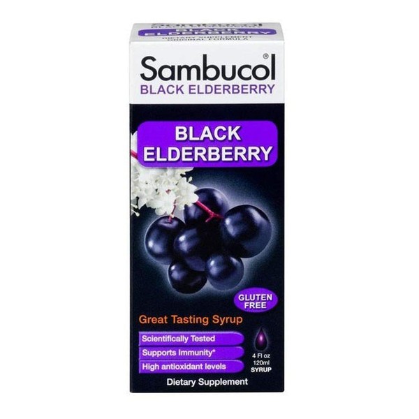 Sambucol Black Elderberry Original Syrup 4 fl.oz./120 ml