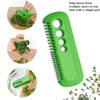 Green Leaf Herb Stripper,Vegetable Herb Eliminator Comb Kitchen Herb Leaf