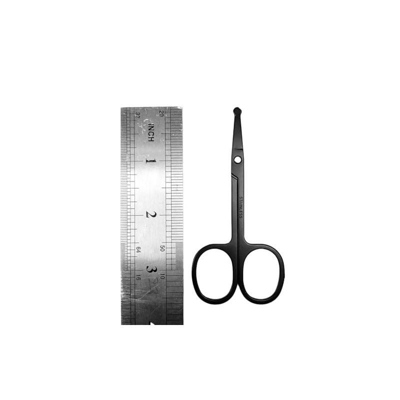 Herolland Premium Nose Hair Scissors, Ear and Nose Hair Trimmer
