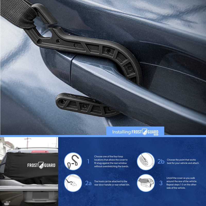 FrostGuard Rear Windshield Cover for Ice and Snow, For SUVs
