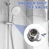 sourcing map G1/2" Male x Male Shower Shut Off Valve,