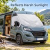 Motorhome Thermal Windscreen Cover for Fiat Ducato, Peugeot Boxer and