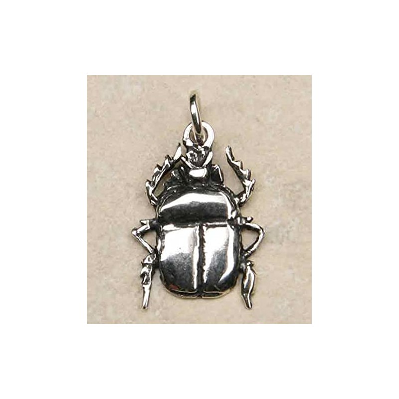 Scarabaeus Beetle of Luck Pendant Jewellery 925 Sterling Silver, Pendant