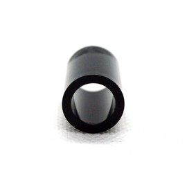 Black Spacers Nylon M10 x 10mm Length, 10.4mm Inner Diameter x 15mm Outer Diameter Cylindrical Unthreaded Standoff Washers Pack of 10 (M10 x 10mm)
