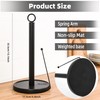 GOWODOOO Countertop Paper Towel Holder for Kitchen–Weighted Base with Non-Slip
