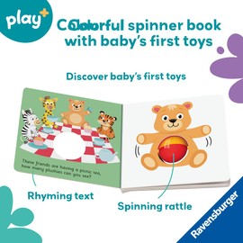 Ravensburger Play+ Ready, Steady, Shake - First Toys | Interactive Storybook | Encourages Playful Learning & Exploration