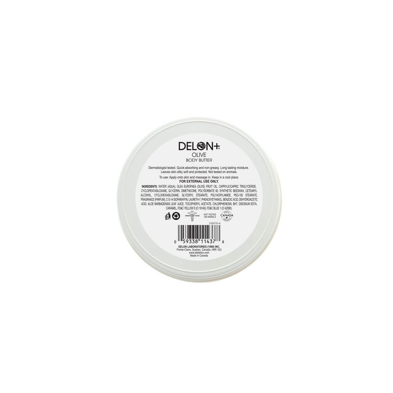 DELON Intense Moisturizing Body Butter, Olive with Olive Oil &