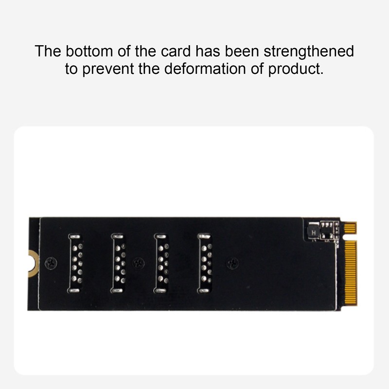 M.2 to PCIe Expansion Card PCIE 4 Ports Strong Anti