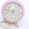 Small Round Clock Circular Base Mute Corrosion Resistance Quartz Bedside