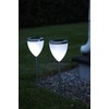 Best Season 477-35 LED-Solar-Pathlights 2-er Set 46 x 10 cm,