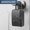 Key Lock Box for Outside, Waterproof Keys Lockbox with 4