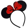 Topkids Accessories Mouse Ears Head band, Black mouse ears, Rat