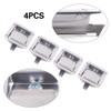 DOONARCES 4Pcs Trailer Paddle Toolbox Lock Stainless Steel Truck Tool