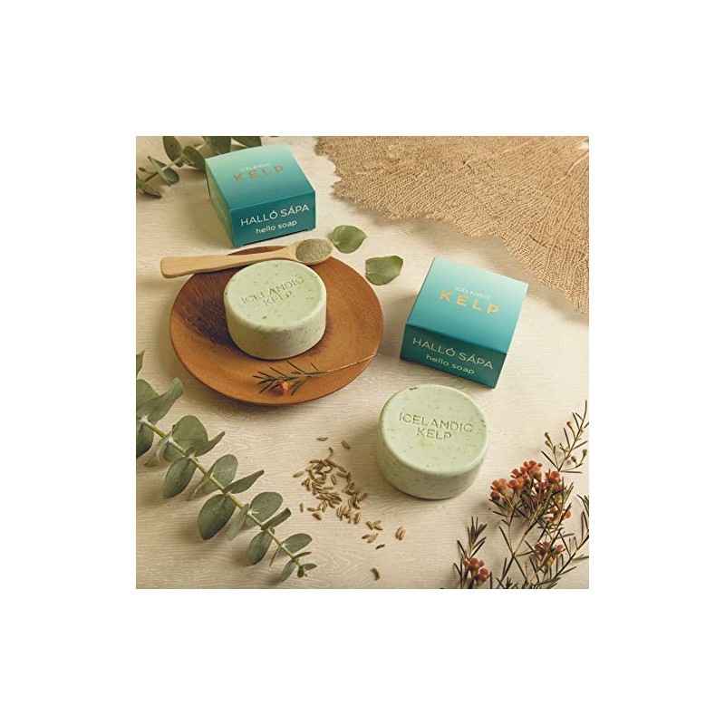 Organic Exfoliating Bars of Soap, Natural Ingredients, Assorted Scents, Icelandic