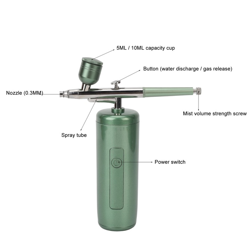 Facial Skin Care Airbrush Make Up Portable Handheld Nano Oxygen