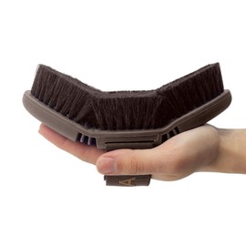 Animalon CareFlex Lambskin Brush, Flexible and Ergonomic Horse Brush Made of Lambskin and Horsehair, Horse Brush, Horse Accessories, Innovative Cleaning Tool for Horses