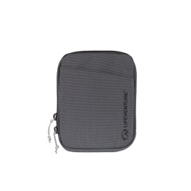 Lifeventure Men's Lifeventure Wallet Â— Compact Stash, Wallet, Eco-friendly, RFiD Protected Travel Neck Pouch made from eco friendly recycled material Grey, Grey, One Size UK