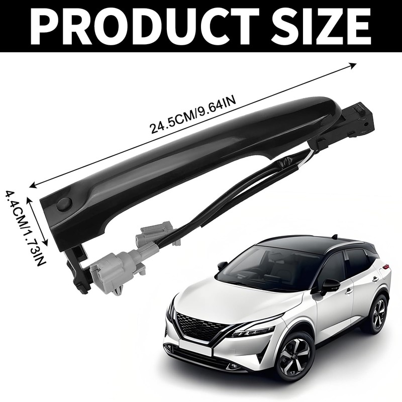 aiyraa Front Right Driver Side Exterior Door Handle, Compatible with