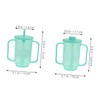 Outanaya 2pcs Spill Nursing Cups for Elderly with Ergonomic Feeding