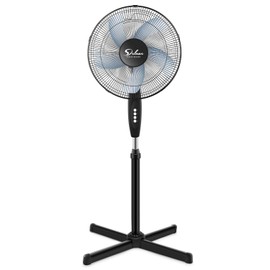 Simple Deluxe Oscillating 16″ 3 Adjustable Speed Pedestal Stand Fan for Indoor, Bedroom, Living Room, Home Office & College Dorm Use