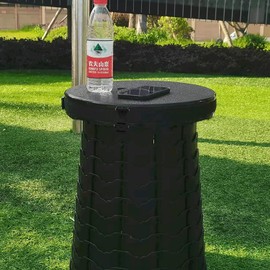 XXL Portable Toilet for Camping,19.7"H Adjustable Folding Toilet with Lid,Carry Bag,Capacity 880lbs,Retractable Portable Potty for Camping,Hiking,Travel,Car,Boat,Tent