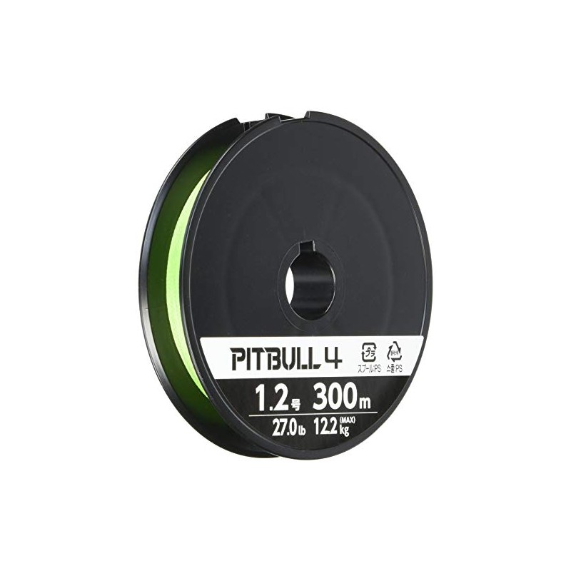 Shimano PL-M74S Line Pitbull 4 300m 1.2 Lime Green Fishing