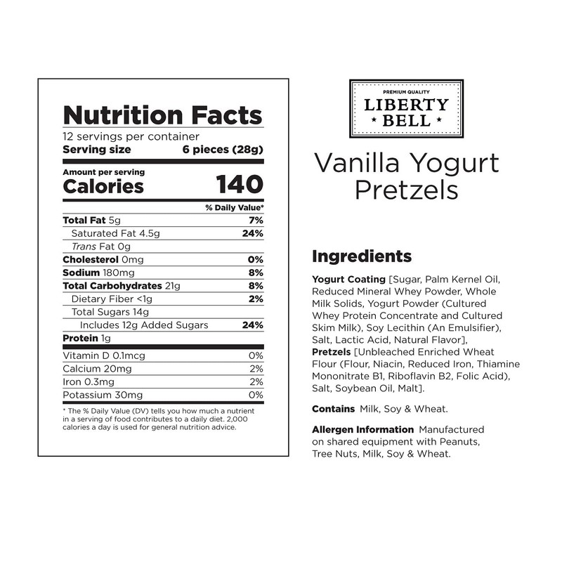 Liberty Bell Covered Pretzels Variety Pack, 3 Flavors, Dark Chocolate,