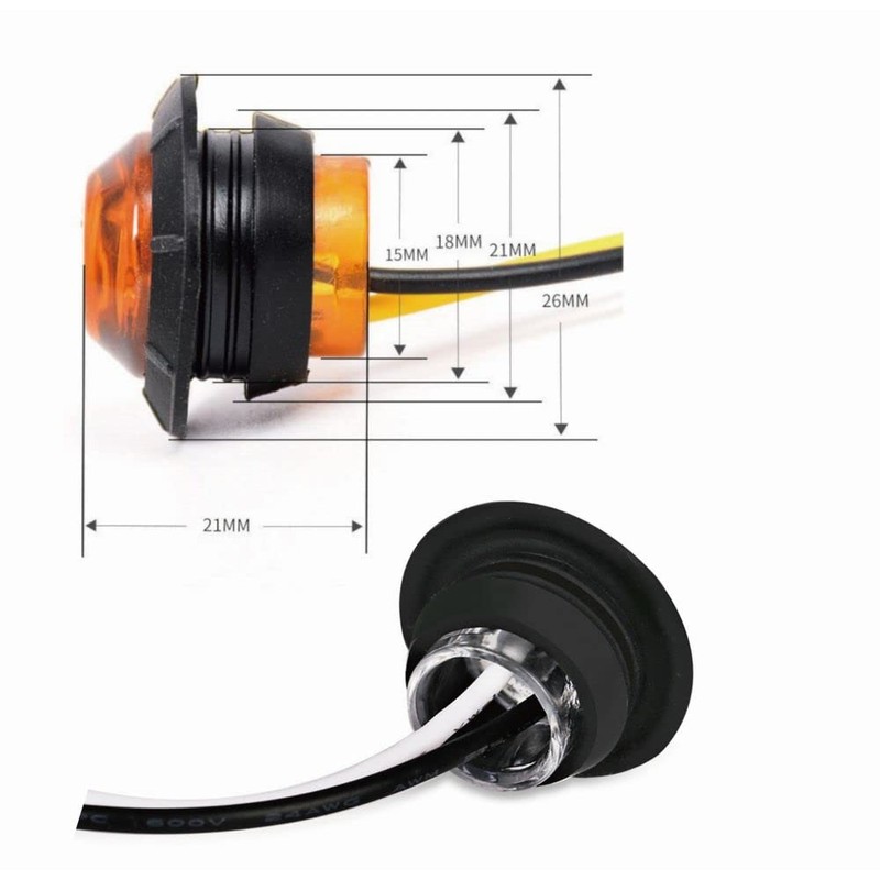 Beatus Embedded Side Markers, Turn Signals, Bike Handles, Cowls, Trucks,
