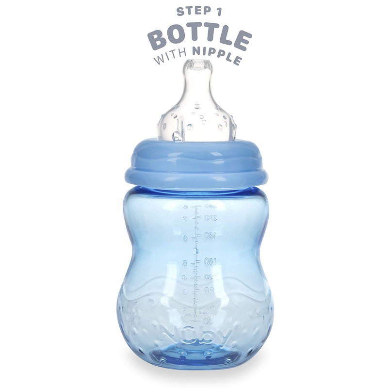 Nuby 3 in 1 Baby Bottle to Training Sippy Cup