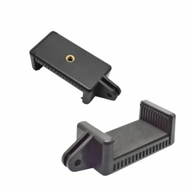 All Phone Holder – No Tools Needed! Spring Clamp Fits 55-85mm Phones, Sturdy E-Base for Car Rides, Zoom Calls & Outdoor Filming 360° Adjustable, Soft TPU Padding | Gym, Travel, Studio