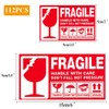 112 PCS Fragile Handle Warning Adhesive Label with Care Keep
