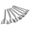 sourcing map 7 Piece Arc-shaped Leather Striking Set 10 mm