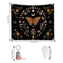 JANDH Butterfly Tapestry, Butterfly Tapestries, 150 x 100 cm Aesthetic Tapestry, Wall Rugs for Bedroom Decor, Wall Decorations, Wall Art, Tablecloths