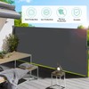 LIFERUN 118" x 71" Side Awning, Retractable Side Awning, Patio