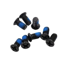 Alltoo 8PCS BikeFit Cleat Screws, 8.5mm, 9.5mm, 10.5mm, Phillips, Button Head, M4 x 8.5mm, 8 Pieces